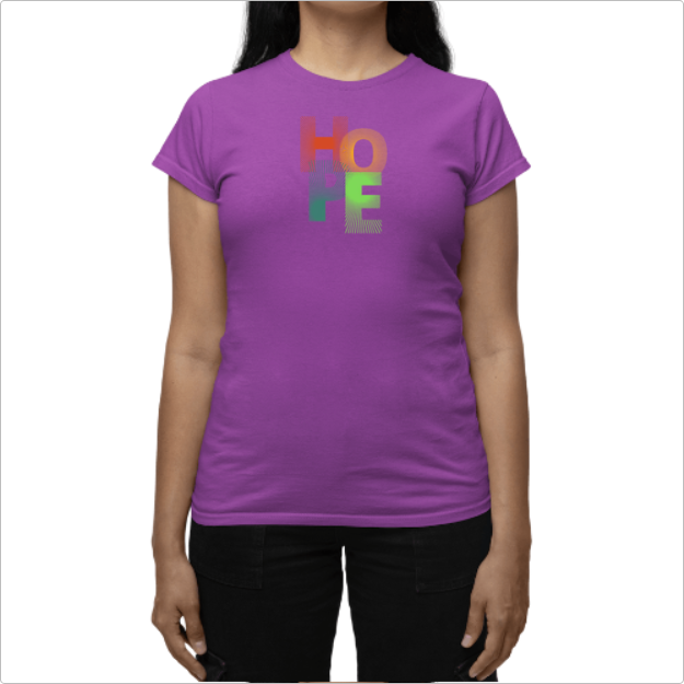 Camiseta Baby Look - HOPE