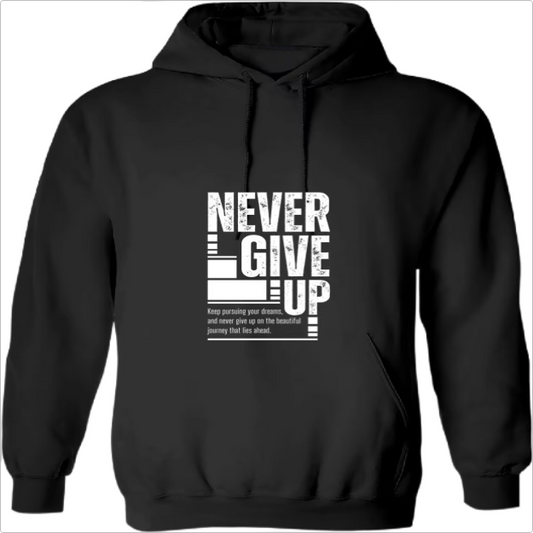 Moletom Canguru c/ Toca - NEVER GIVE UP