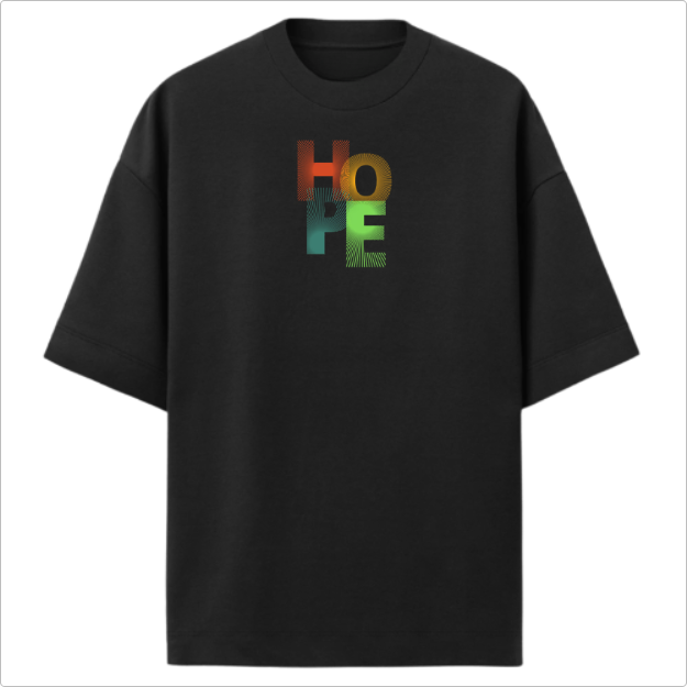 Camiseta Oversized Premium - HOPE