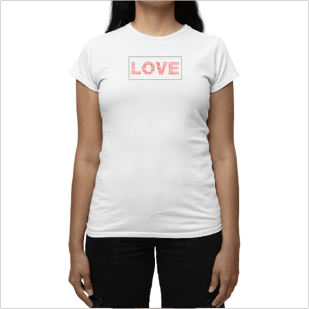 Camiseta Baby Look - LOVE
