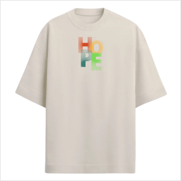 Camiseta Oversized Premium - HOPE