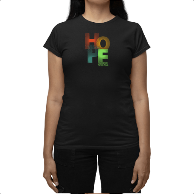 Camiseta Baby Look - HOPE