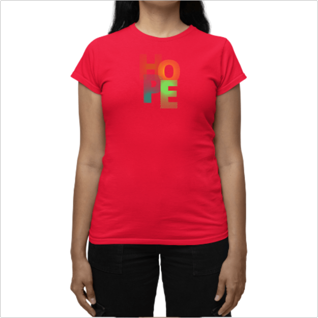 Camiseta Baby Look - HOPE