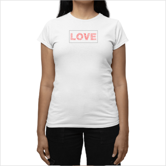 Camiseta Baby Look - LOVE